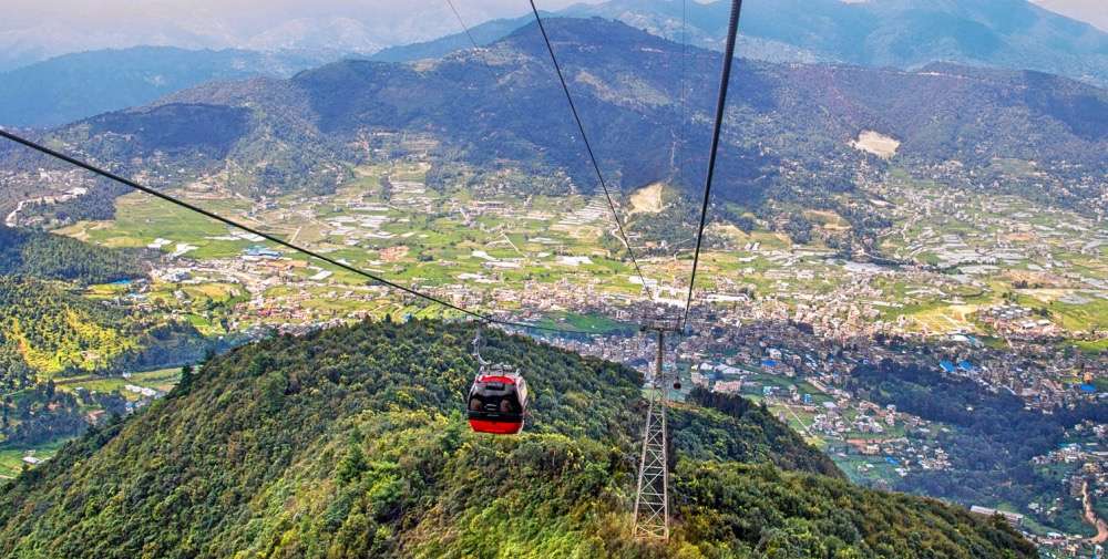 रिसोर्टमा  जाने पाहुनालाई लक्षित गरेर चन्द्रागिरि केवलकार सञ्चालनमा