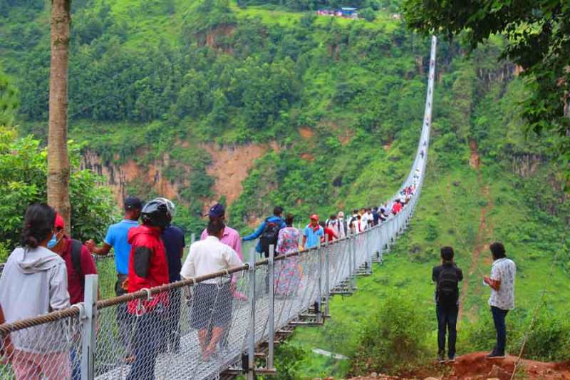 महाकाली नदीमा झोलुङ्गे पुल निर्माण कार्य अघि बढाउन माग