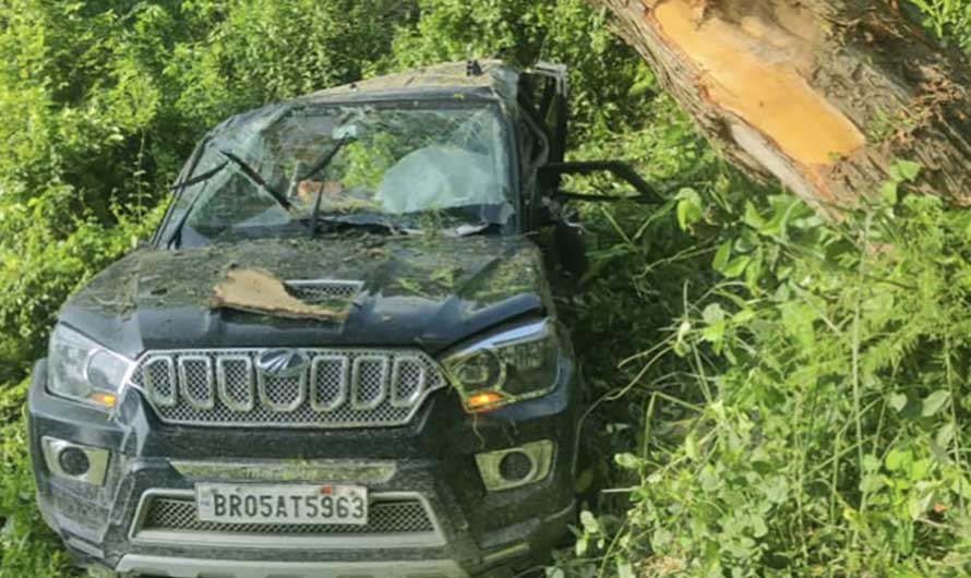 रौतहटमा स्कोर्पियो दुर्घटना हुँदा दुईको मृत्यु ४ घाईते