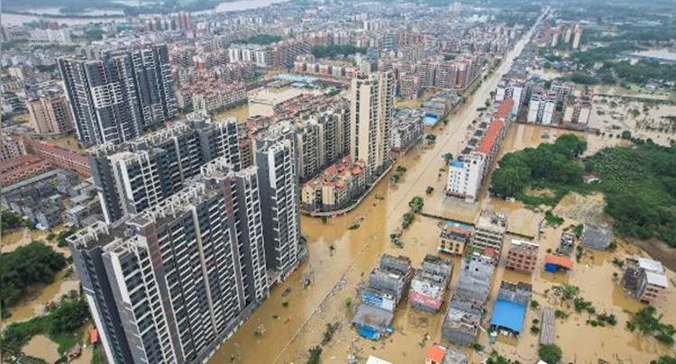 चीनमा मुसलधारे वर्षाका कारण ११ जनाको ज्यान गयो