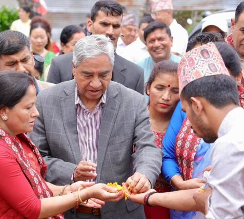देउवाद्धारा महिला संघको केन्द्रीय कार्यालय भवनको शिलान्यास