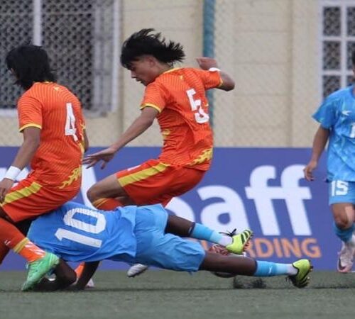 साफ च्याम्पियनशिप फुटबलमा भारतद्वारा भुटान पराजित