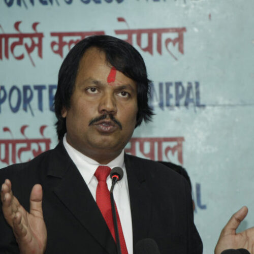 भ्रष्टाचारमा मुछिएका नेता र तिनका नातागोतालाईजोगाउनका लागि कांग्रेस–एमालेसहितको गठबन्धन बनेको हो : डा. सिके राउत