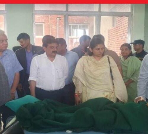 भारतीय युवा तथा खेलकुद राज्यमन्त्री मर्स्याङ्दी दुर्घटनाका घाइते भेट्न शिक्षण अस्पतालमा