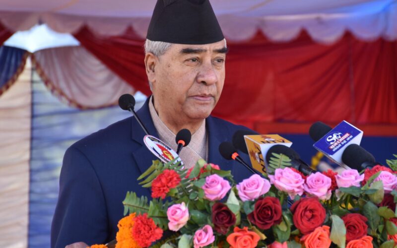 काँग्रेस र एमालेबीच भएको सहमति कुनै पार्टीको खिलापमा हैन : काँग्रेस सभापति देउवा