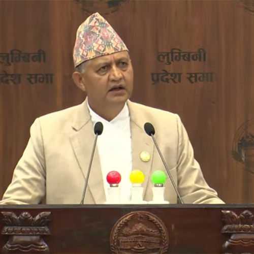 लुम्बिनी प्रदेशका मुख्यमन्त्रीले विश्वासको मत पाए