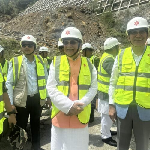 फास्ट ट्रयाक सडक आयोजनाअन्तर्गत घट्टेपाँखा–धेद्रे सुरुङको ‘ब्रेक थ्रु’