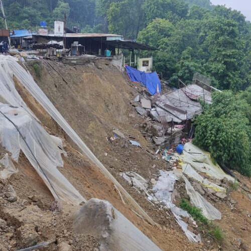नवलपरासी पश्चिम खण्ड दाउन्नेमा राजमार्ग पुनः अवरुद्ध
