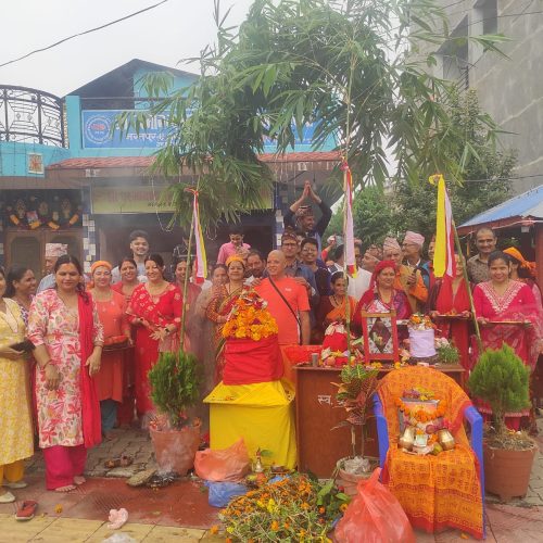 श्री परमानन्द सरस्वतीटोल बिकास संस्थाको आयोजनामा  गौ पुजा सम्पन्न