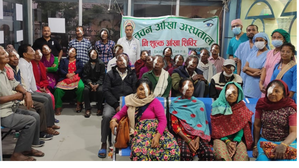 चितवन आँखा अस्पतालद्वारा दुई दिने निःशुल्क आँखा शिविर सम्पन्न 3 chitwan eye hospital