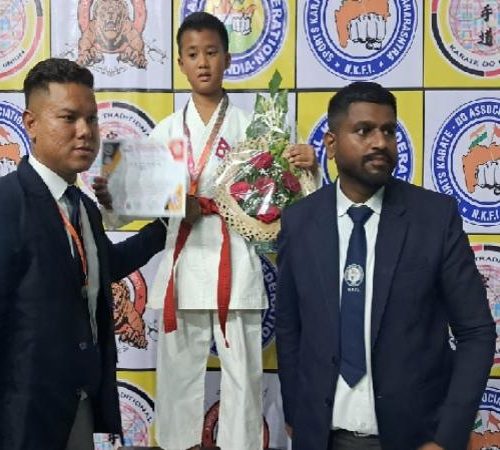करातेमा नेपालले जित्यो पहिलो स्वर्णपदक