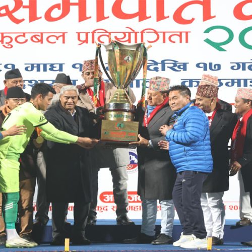 आयोजक बागमतीलाई हराउँदै सङ्कटा च्याम्पियन