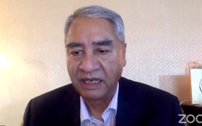 sherbahadur deuba zoom