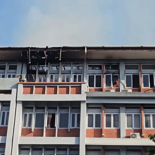 सिंहदरबारस्थित खानेपानी तथा सरसफाइ मन्त्रालयमा आगलागी