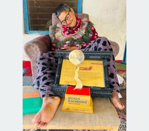 वरिष्ठ साहित्यकार झमक घिमिरेलाई ‘कोशी एक्सिलेन्स अवार्ड २०८१
