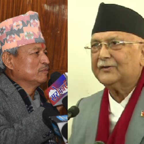 भीम रावलको आरोप, ‘ओलीले भूमाफिया, दलाल र बिचौलियाको स्वार्थ पूरा गर्न अध्यादेश ल्याए’