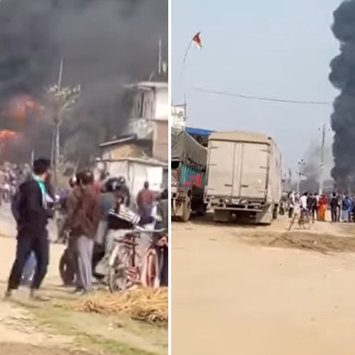 नवलपरासी पश्चिममा दुई समूहबीच झडप, प्रहरीले गर्‍यो हवाई फायर