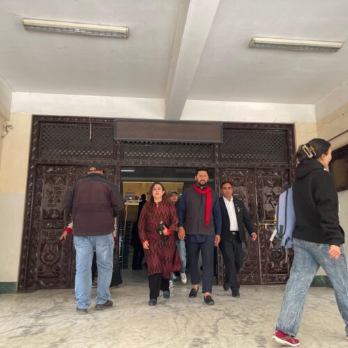 रास्वपा सभापति लामिछाने काठमाडौँ जिल्ला अदालतमा उपस्थित