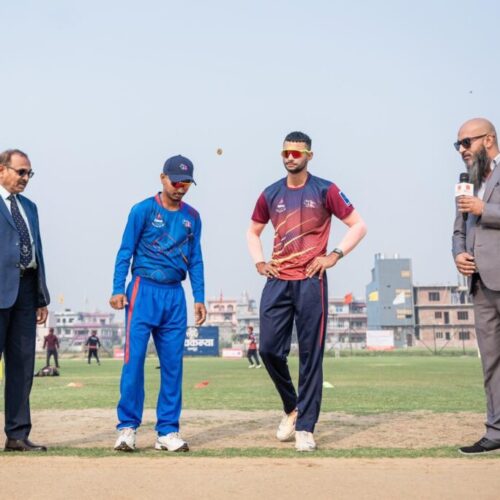 प्रधानमन्त्री कप क्रिकेट प्रतियोगिता सुरुः एपीएफ, लुम्बिनी र कर्णाली ब्याटिङमा