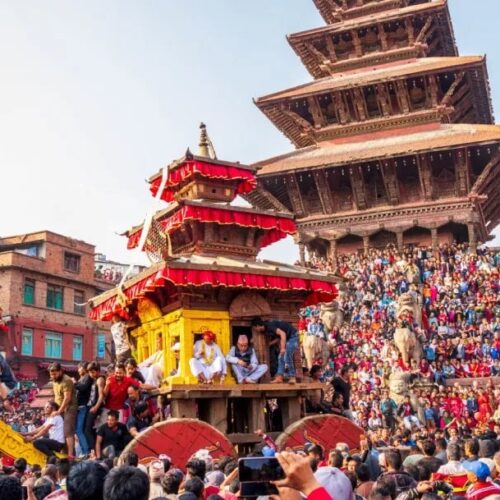भक्तपुरको प्रसिद्ध बिस्का जात्रा आजदेखि सुरु