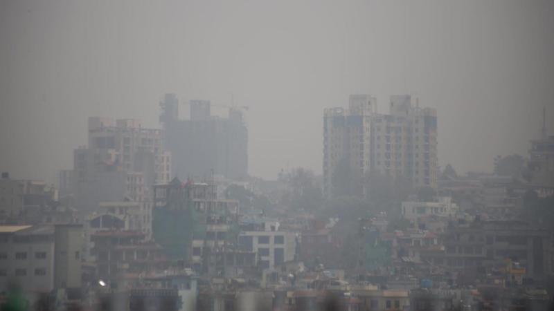 काठमाडौं उपत्यकामा  वायु प्रदूषणको अवस्था अति अस्वस्थकर