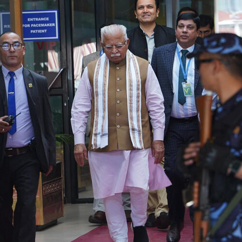 भारतीय विद्युत् मन्त्री मनोहरलाल खट्टर नेपालमा – ऊर्जा साझेदारीमा नयाँ गति