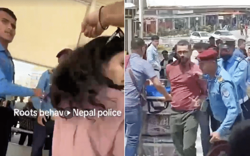 nepali youth harassed in airport