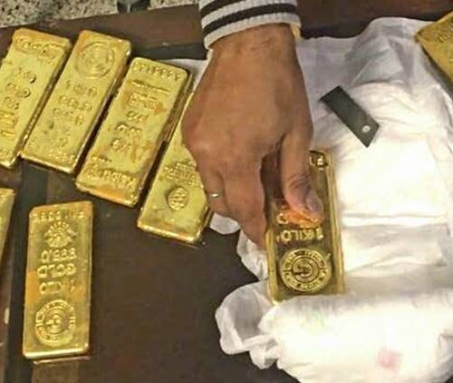 स्याउ बोक्ने कन्टेनरमा साढे ७ किलो सुन बरामद