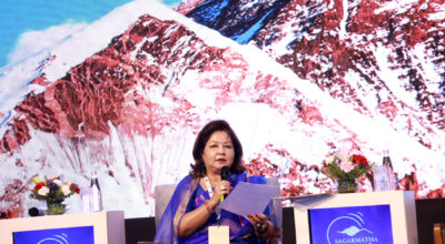 हिमालदेखि टापुसम्मका समस्या उजागर गर्न सगरमाथा संवाद सफल : परराष्ट्रमन्त्री डा. आरजु राणा देउवा
