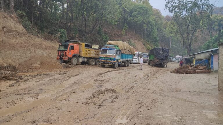 वर्षाले नारायणघाट बुटवल खण्ड पूर्णरुपमा अवरुद्ध, वैकल्पिक सडक प्रयोग गर्न आग्रह