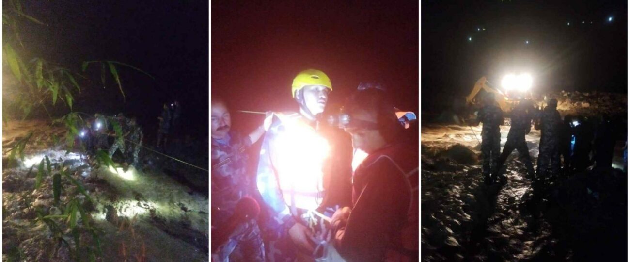 रोशी खोलामा फसेका पाँच जनाको उद्धार