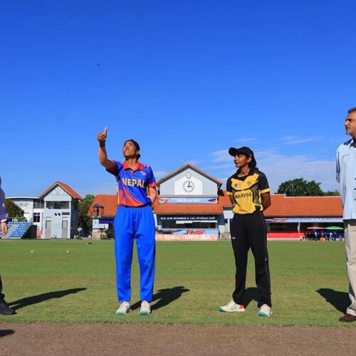 मलेसियाविरुद्धको सिरिजको अन्तिम तथा निर्णायक खेल आज खेल्दै नेपाली महिला क्रिकेट टिम