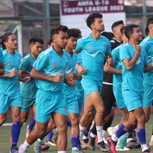 नेपालले आज बंगलादेशसँग मैत्रीपूर्ण फुटबल खेल खेल्दै