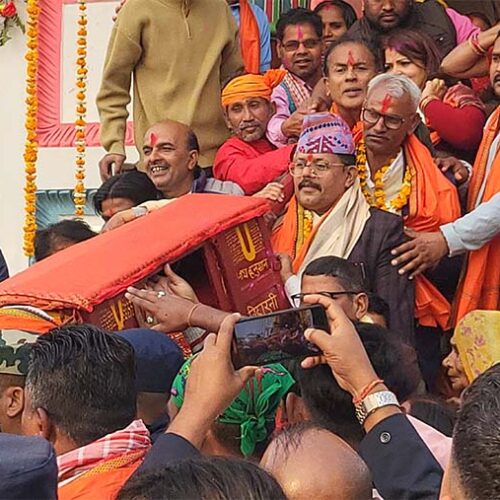 पन्ध्र दिने मिथिला माध्यमिकी परिक्रमा विधिवत शुरू