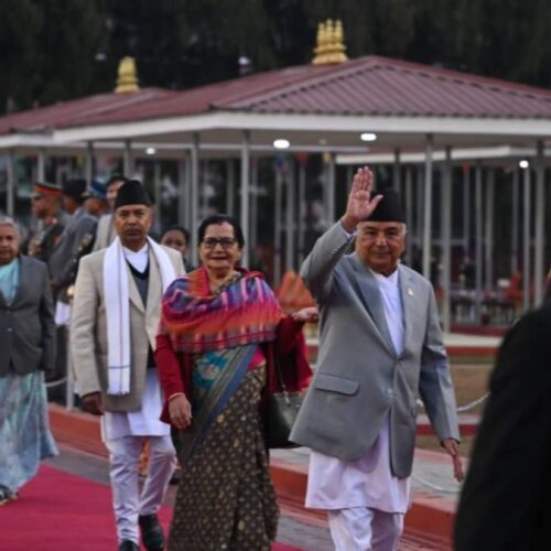 जापानको औपचारिक भ्रमण सकेर राष्ट्रपति पौडेल स्वदेश फिर्ता