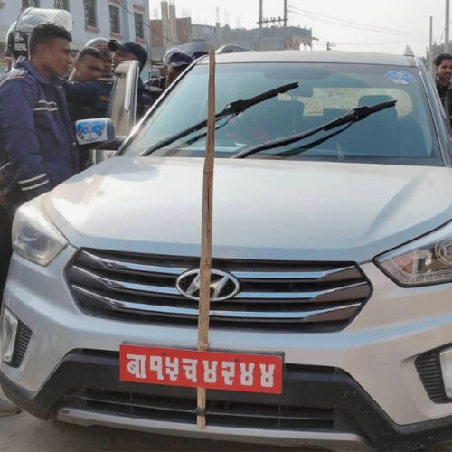 रास्वपा उम्मेदवारको गाडीको ठक्करबाट बालिकाको मृ**त्यु, चालक फरार