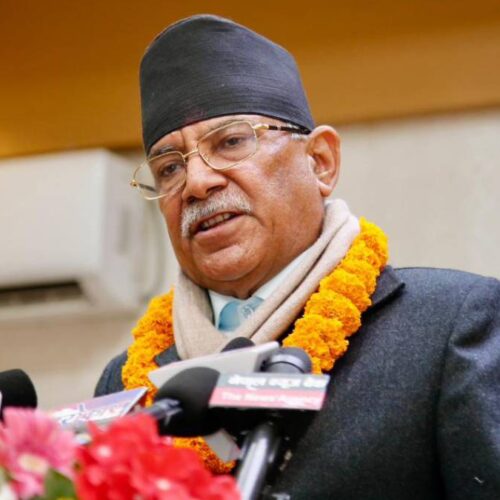 हत्यारा र विध्वंशकारी राजनीतिक प्रवृत्ति आमनेसामने छन् : प्रचण्ड