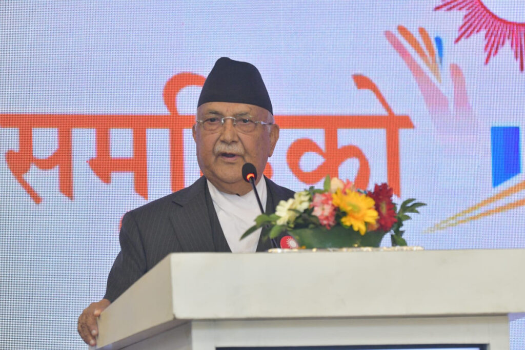 ‘नयाँ शक्ति’को मुखुण्डो लगाएर देशविरुद्ध अपराध गरियो : केपी ओली