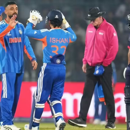 टी-२० विश्वकप: भारतको अपराजित यात्रालाई कायमै, नामिबिया ९३ रनले पराजित