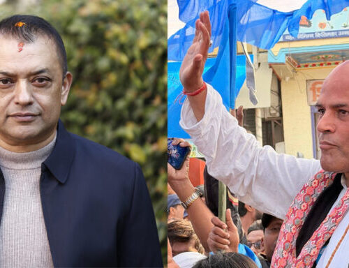 अमरेशलाई गगनले दिए बधाई
