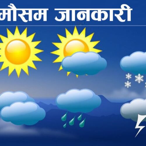 आजको मौसम : केही स्थानमा हल्का वर्षा र हिमपातको सम्भावना