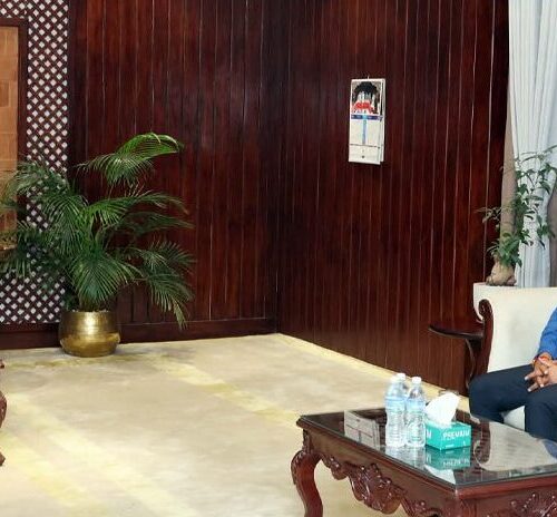 प्रधानमन्त्री कार्की र सभापति लामिछानेबिच भेटवार्ता