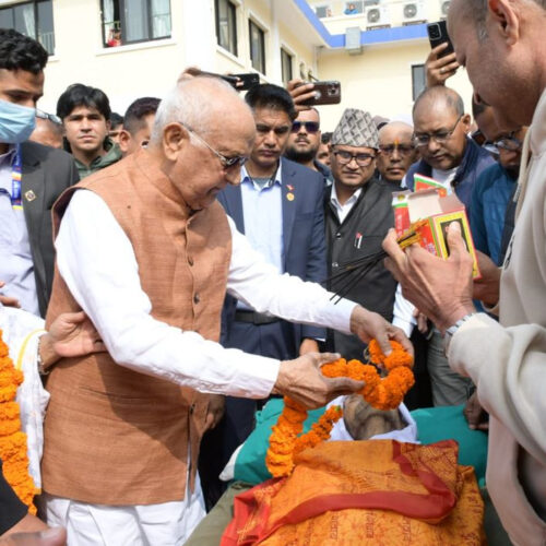 ओलीका पिताको पार्थिव शरीर अस्पतालबाट निकालियो, आजै दाहसंस्कार गरिने