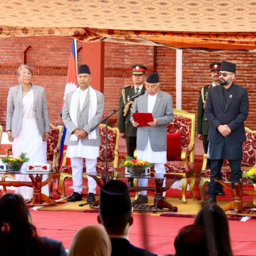 नवनियुक्त सभामुख अर्यालले लिए शपथ