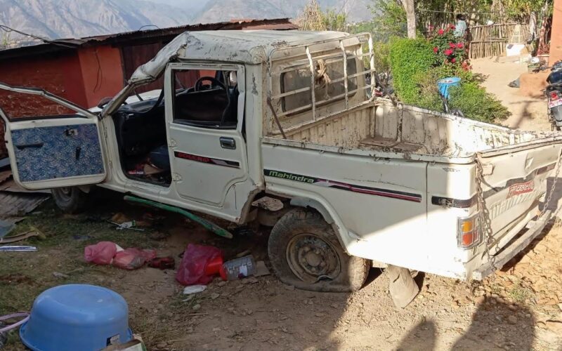 गुल्मीमा जीप दुर्घटना हुँदा दुई जनाको मृ*त्यु