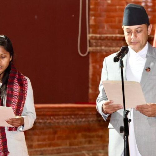 उपसभामुख रुबीकुमारी ठाकुरले लिइन् शपथ