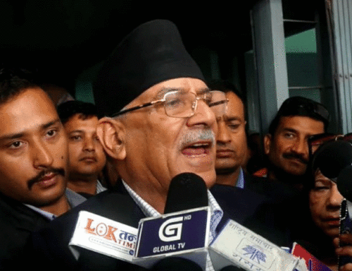 शीर्ष नेताहरूको सम्पत्ति छानबिन गर्ने निर्णय मैले गरेको हुँ : प्रचण्ड
