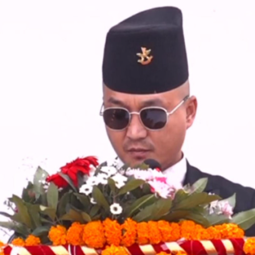 सशस्त्र प्रहरीलाई व्यावसायिक र दक्ष बनाउन सरकार प्रतिवद्ध छः गृहमन्त्री गुरुङ